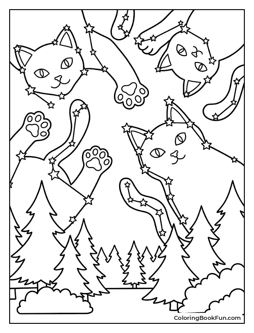Starclan Cats in Sky
