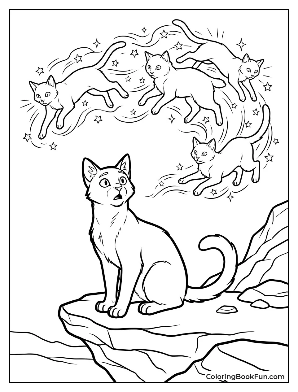 Warrior Seeing Starclan Vision