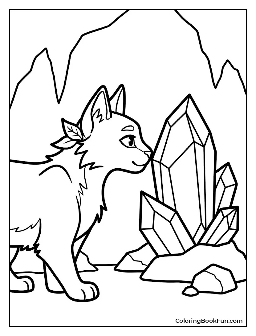 Medicine Cat Touching Moonstone