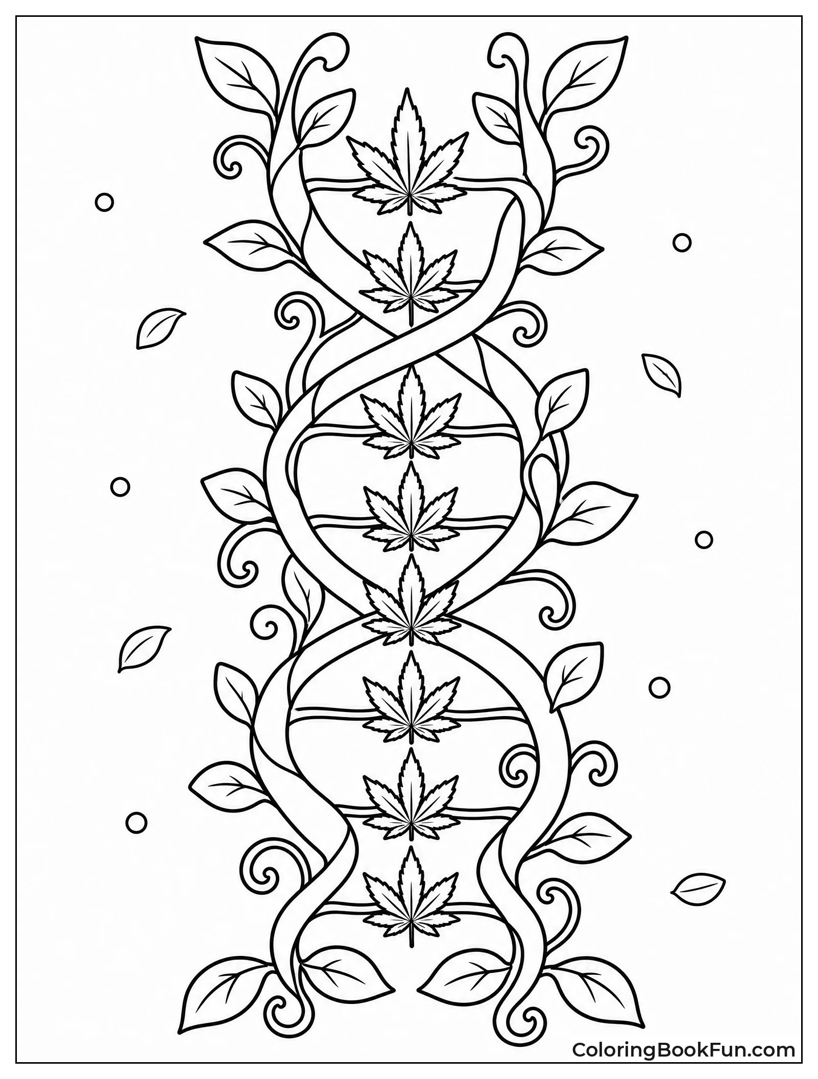DNA Helix Made from Vines