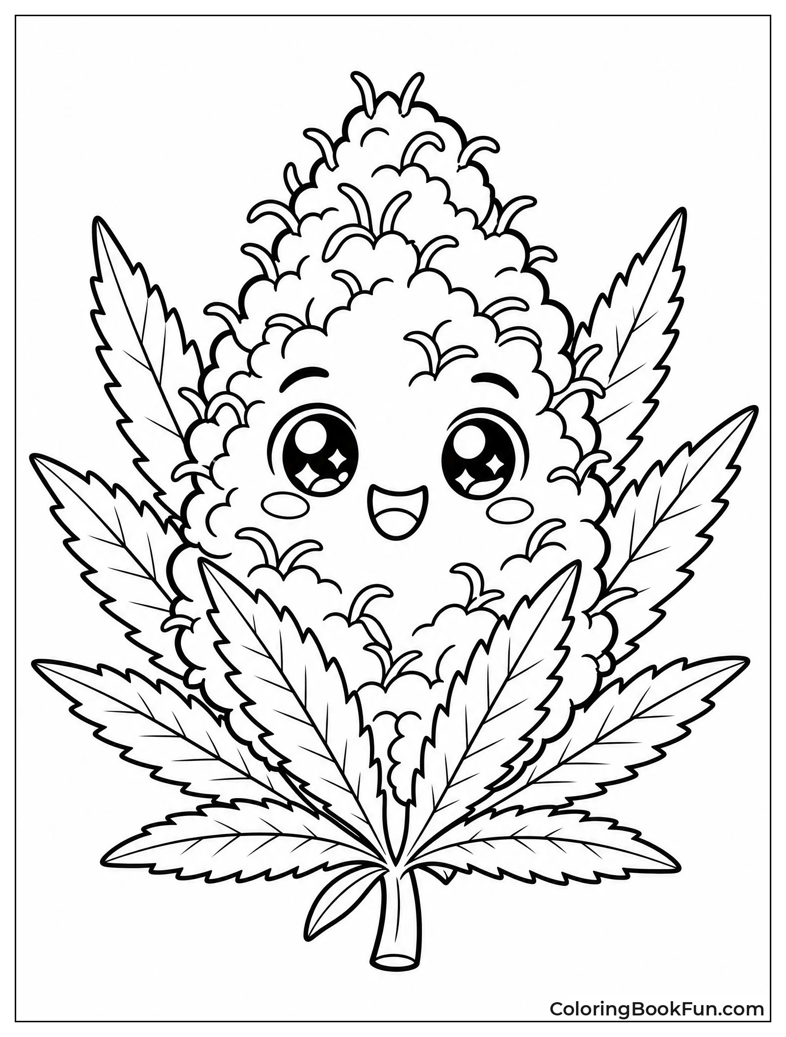 Cute Kawaii Bud with Eyes