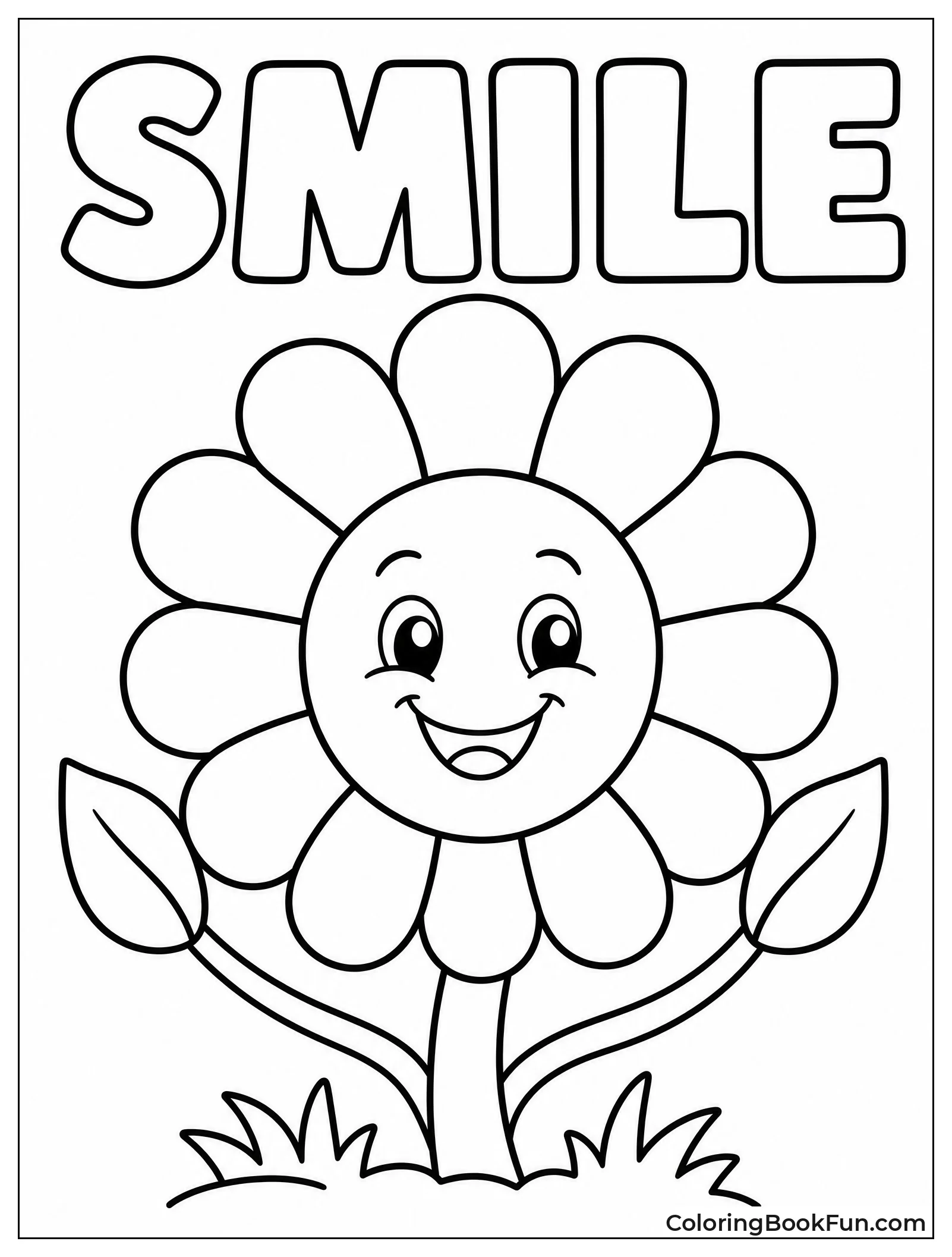 Smiling Daisy with Little Arms