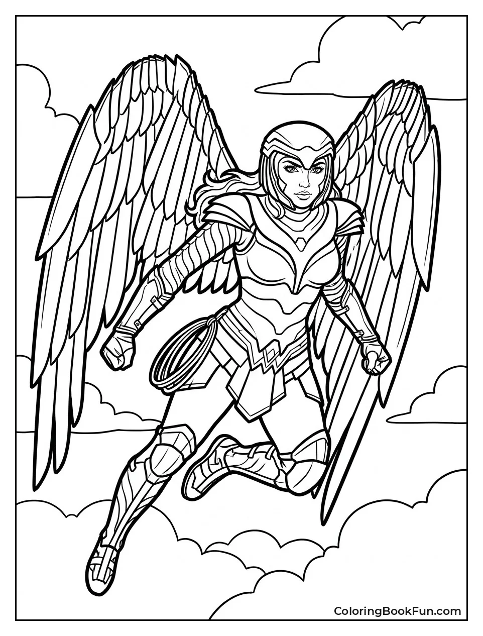 Golden Winged Armor from the Movies