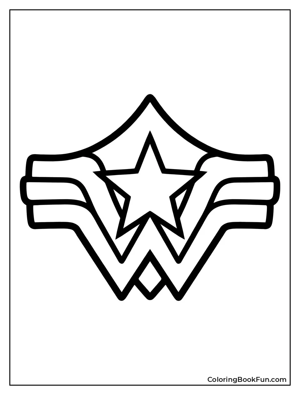 Iconic Gold Tiara with Red Star