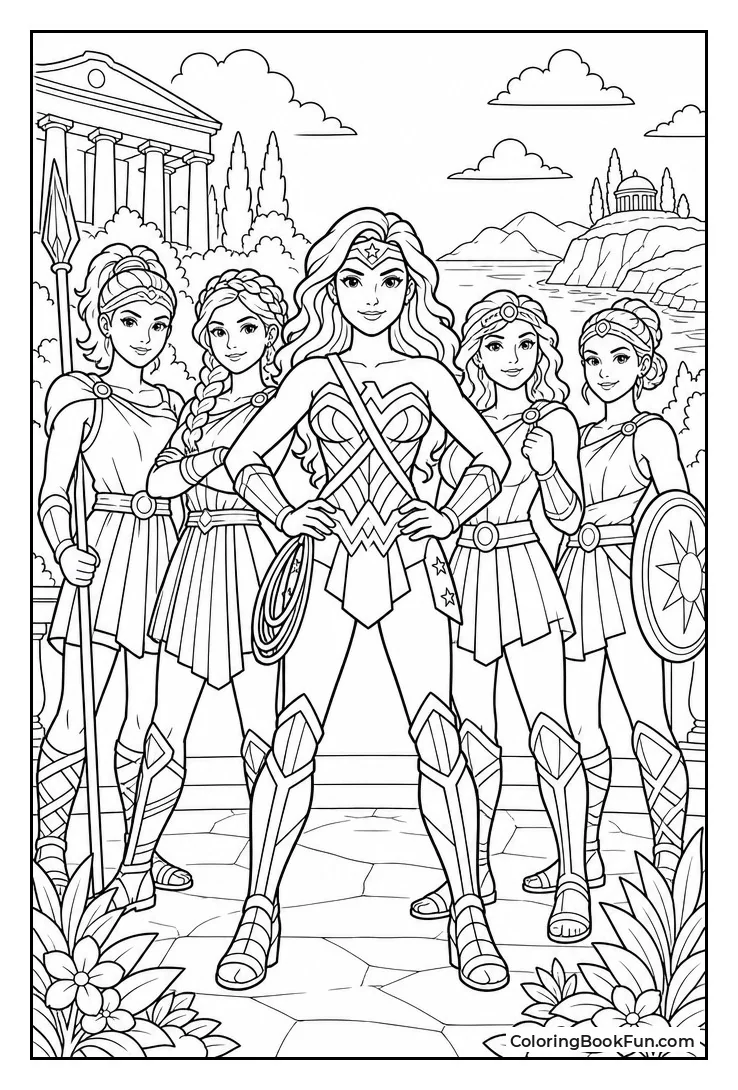 Proud Wonder Family Group Portrait