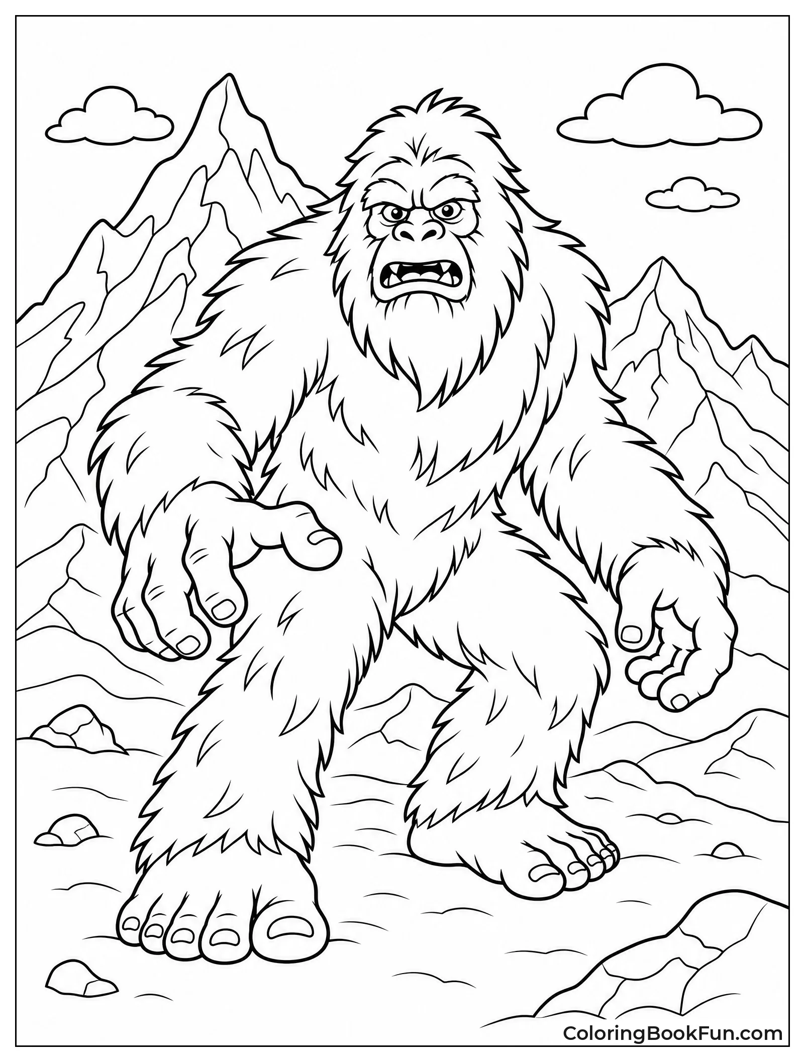 Vintage Abominable Snowman from Tales