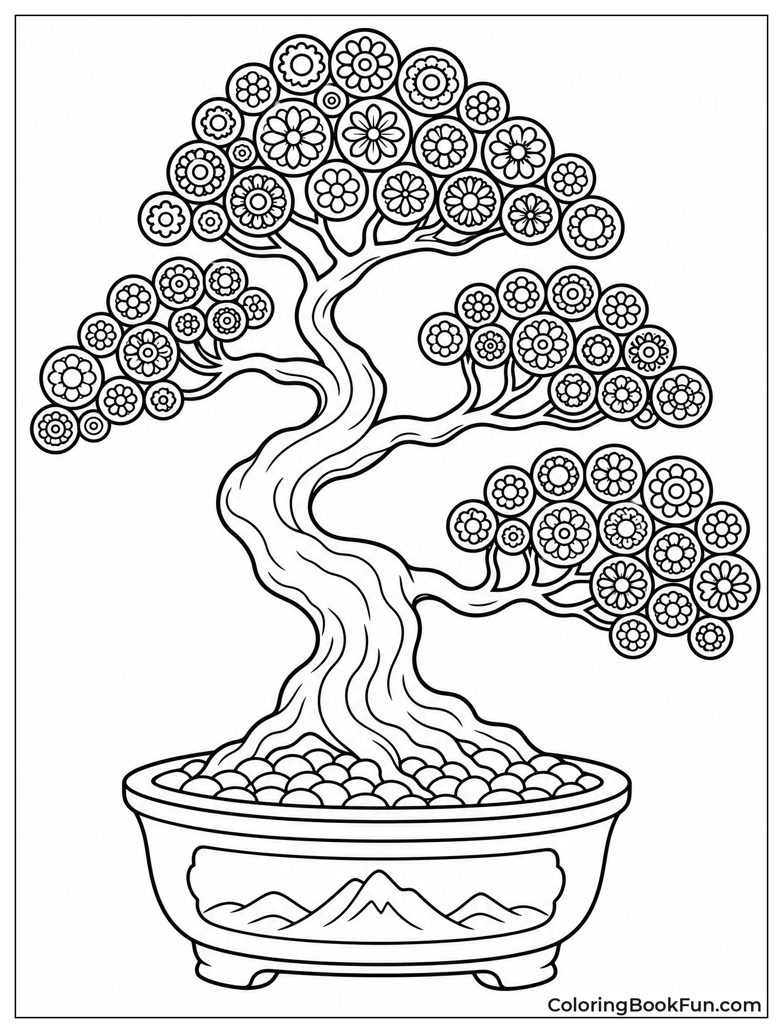 Bonsai Leaves Hide Tiny Mandalas