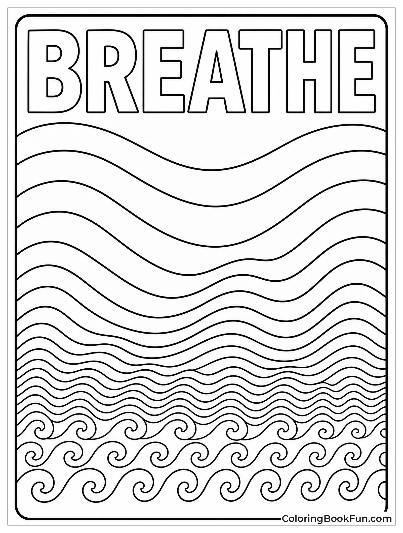 Waves Change to Guide Breathing