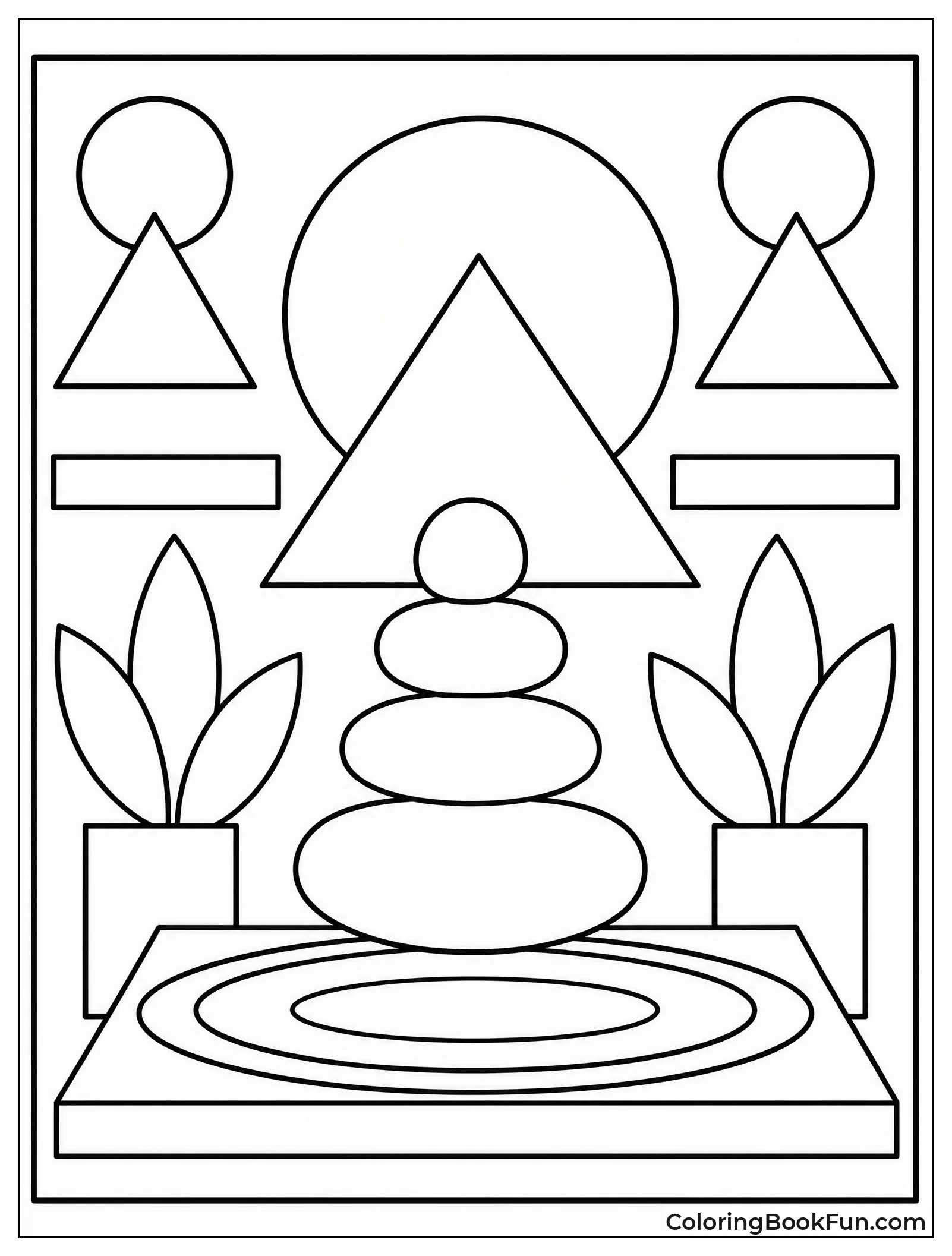 Shapes Overlap in Simple Balance