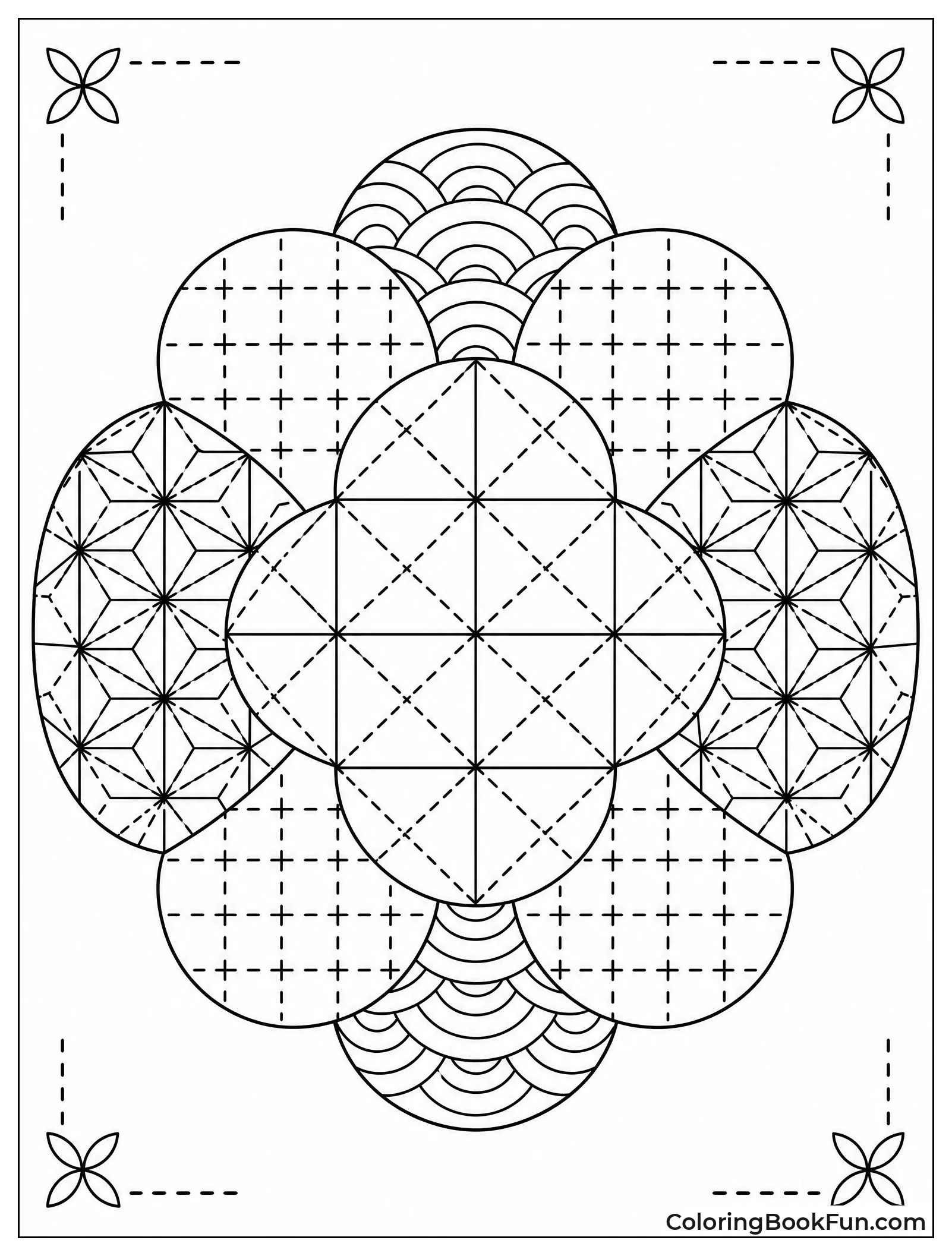 Stitches Form Wave Patterns