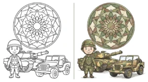 army coloring pages