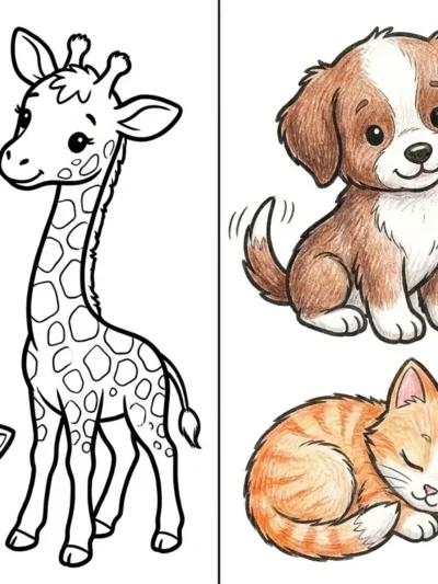 Baby Animal coloring pages