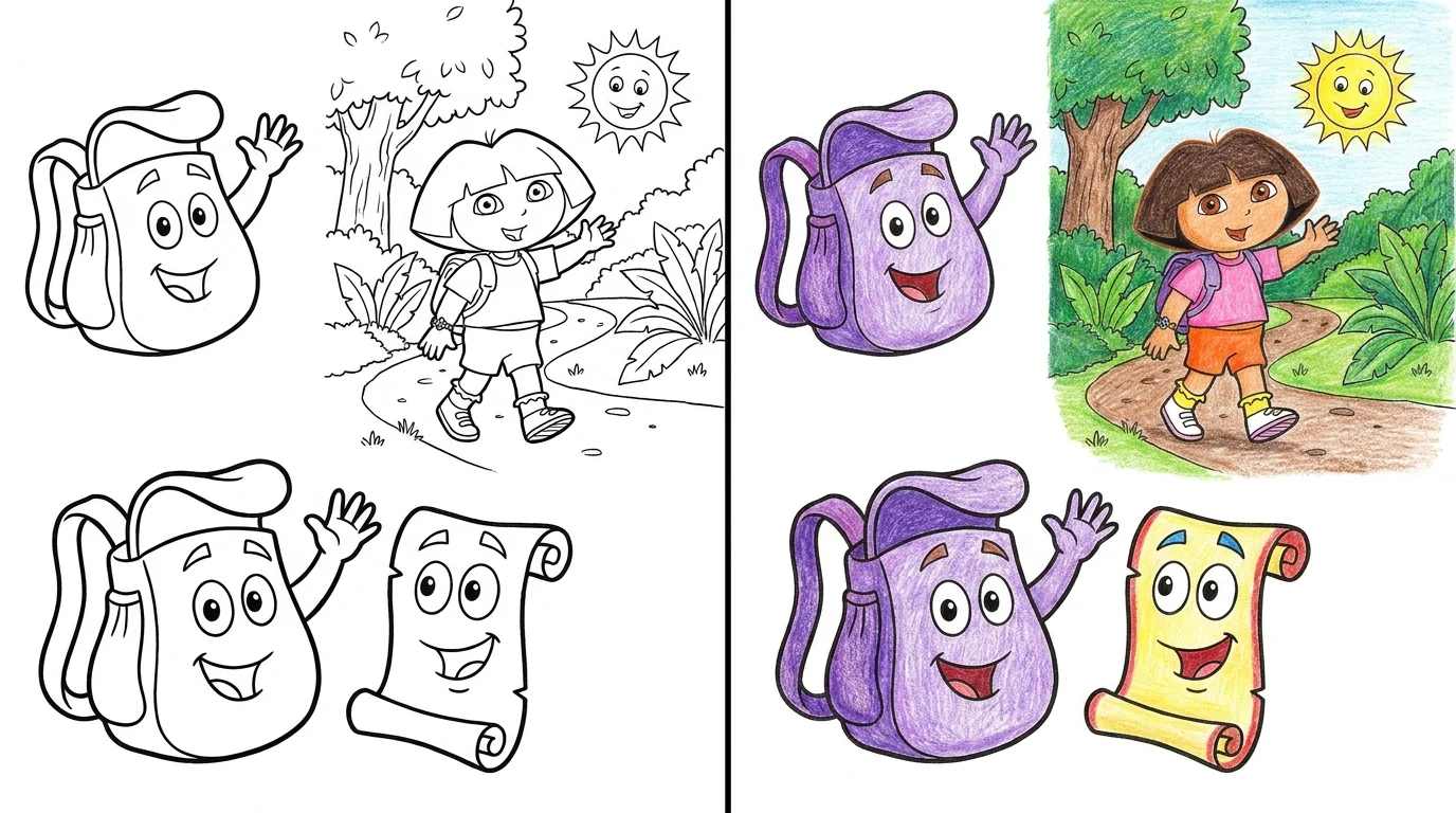 41 Backpack Coloring Pages (Free PDFs)