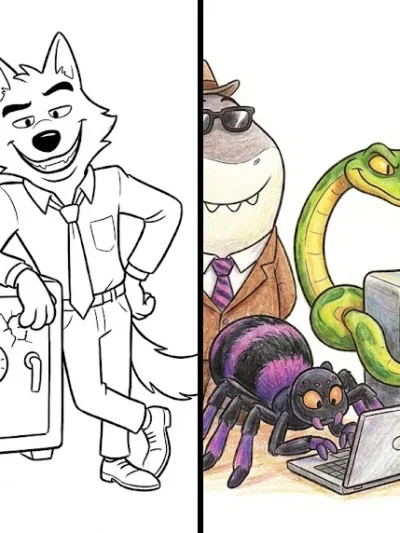 Bad Guys coloring pages