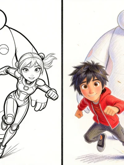 Big Hero 6 coloring pages