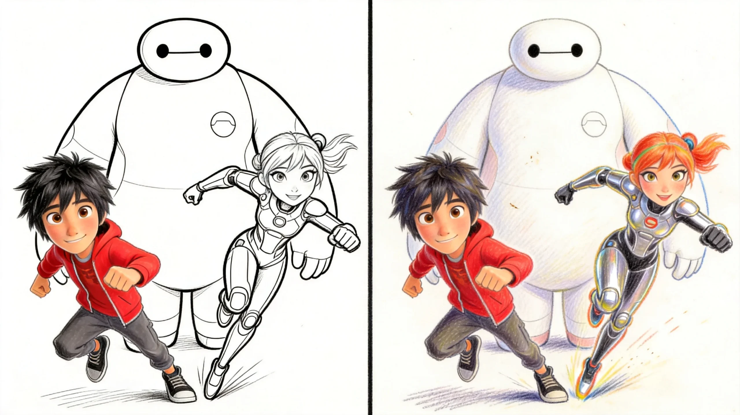 big hero 6 coloring pages