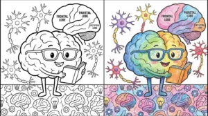 brain coloring pages