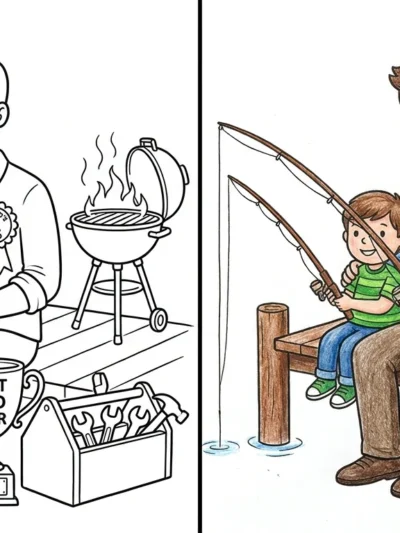 Dad coloring pages