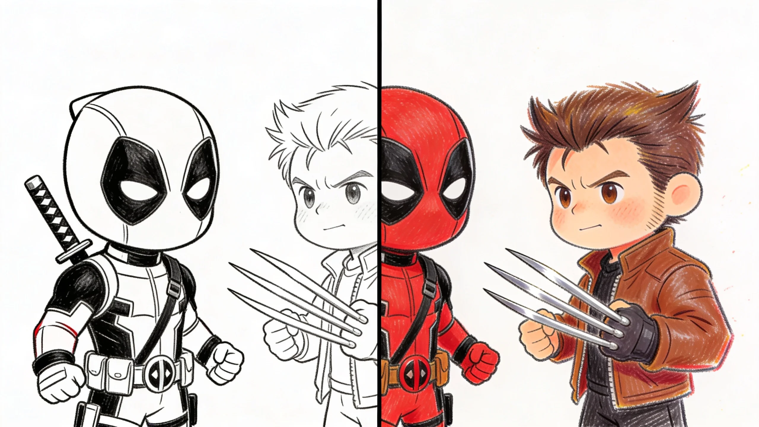 49 Deadpool And Wolverine Coloring Pages (Free PDFs)