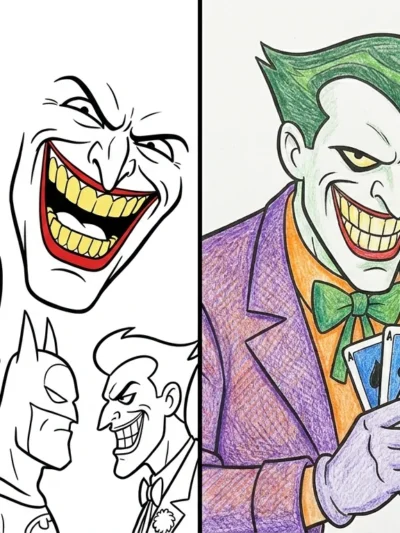 Joker coloring pages