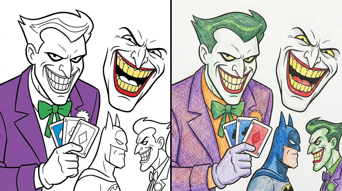 joker coloring pages