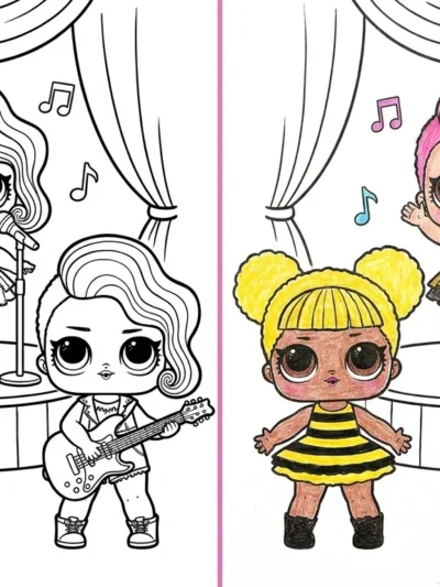 Lol Doll coloring pages