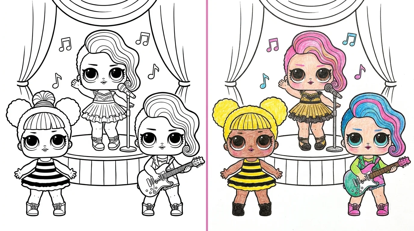 53 Lol Doll Coloring Pages (Free PDFs)