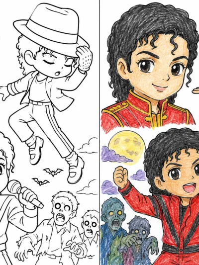 Michael Jackson coloring pages