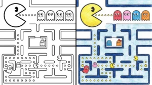 pac man coloring pages