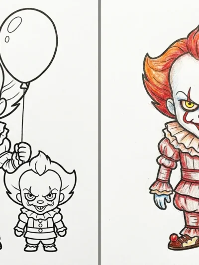 Pennywise coloring pages
