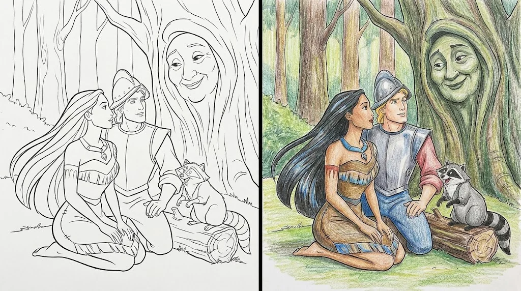 38 Pocahontas Coloring Pages (Free PDFs)