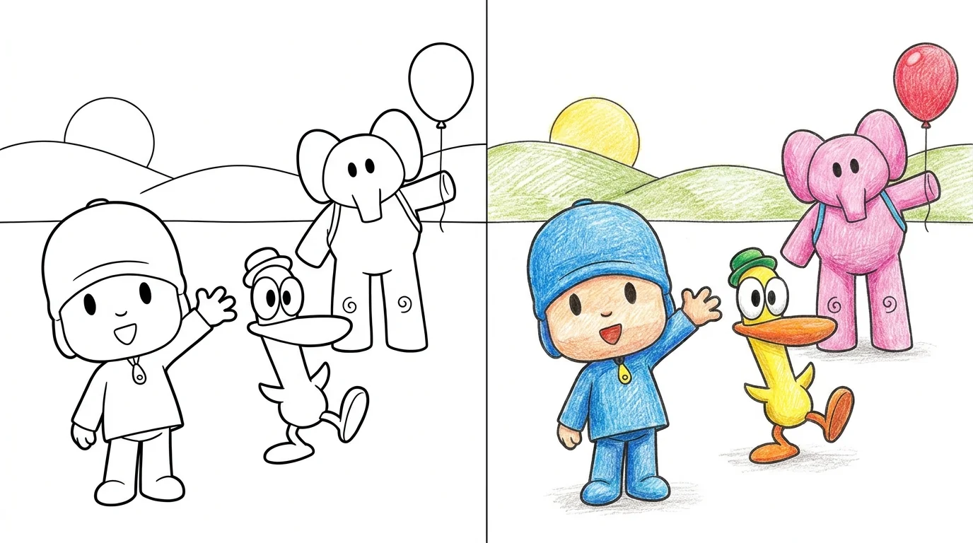 43 Pocoyo Coloring Pages (Free PDFs)