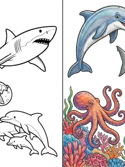 Sea Creatures coloring pages