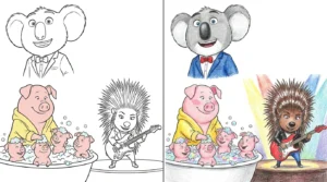 sing coloring pages