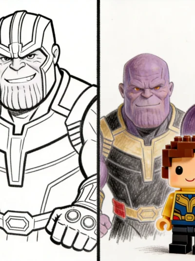 Thanos coloring pages
