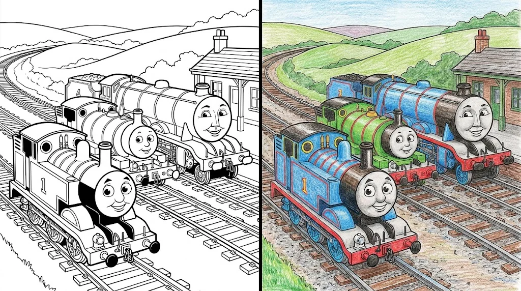 45 Thomas And Friends Coloring Pages (Free PDFs)
