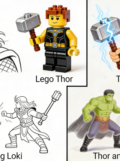 Thor coloring pages