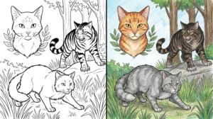 warrior cats coloring pages