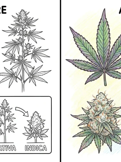 Weed coloring pages