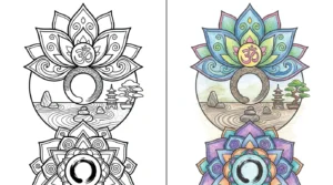 zen coloring pages