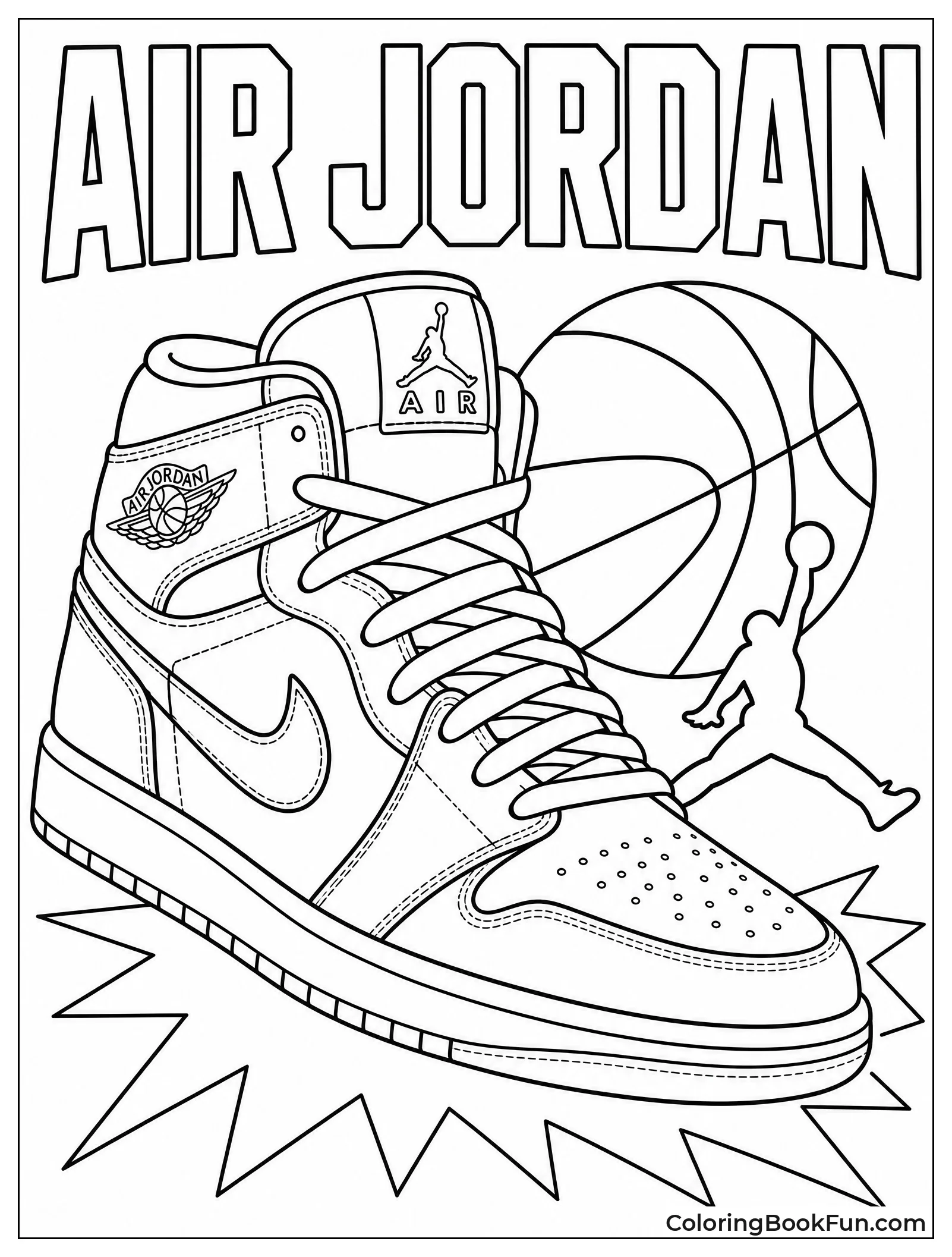Retro Style Air Jordan with Classic Lines