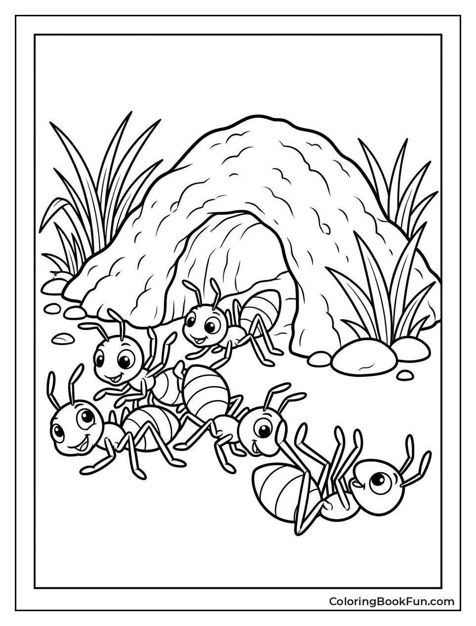 Baby Ants Play Together