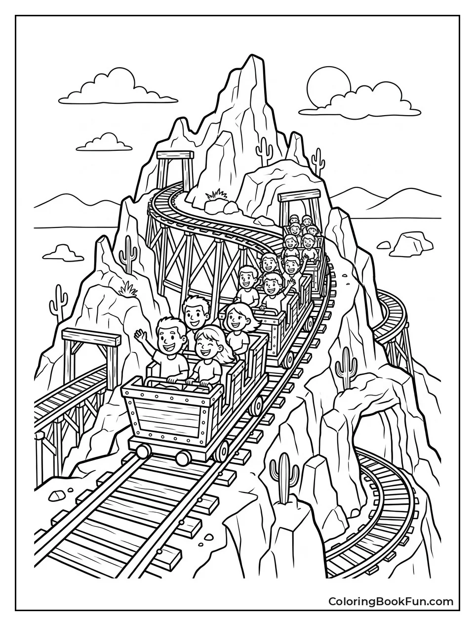 Train Winds Through Wild Mountains
