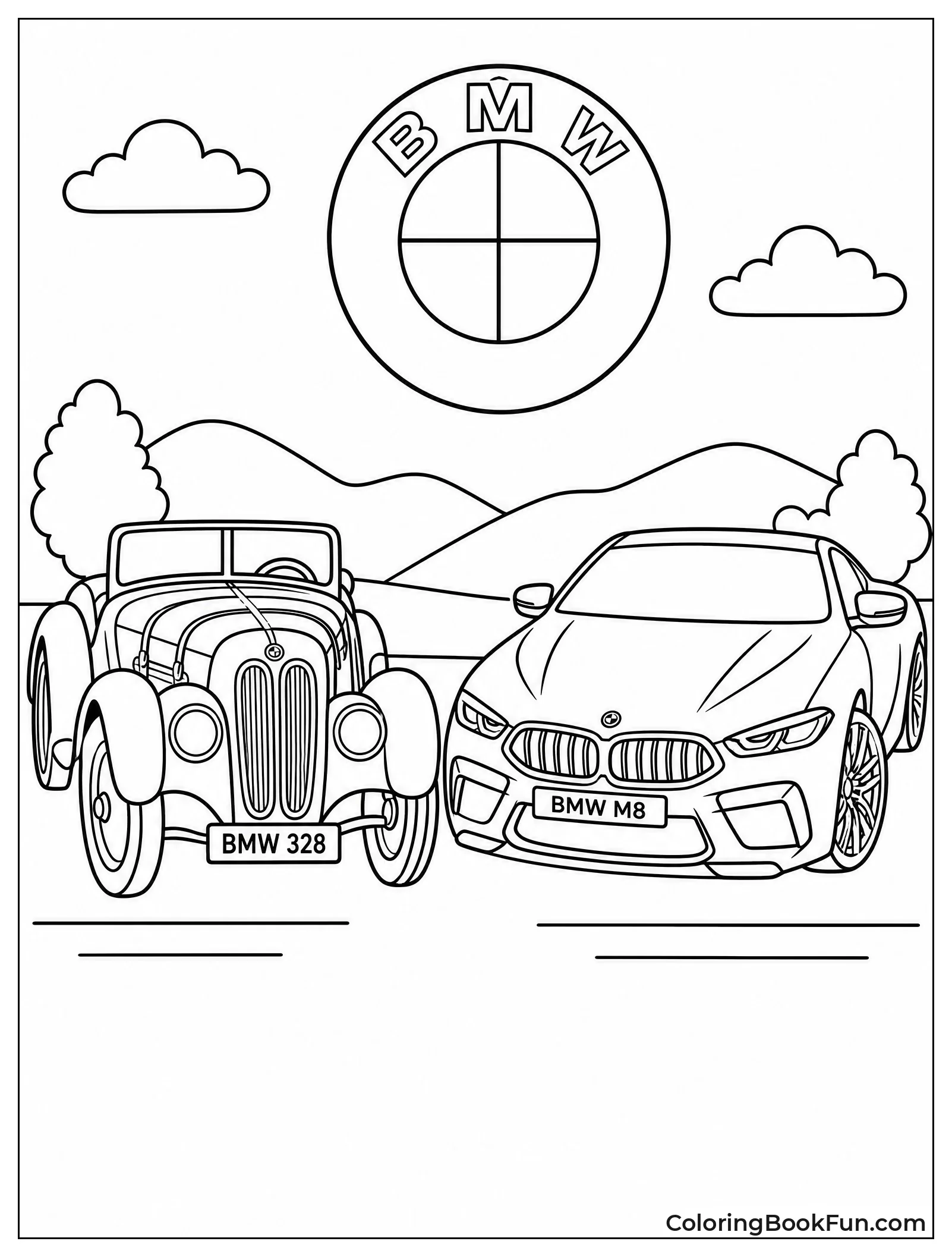 Old BMW Next to New