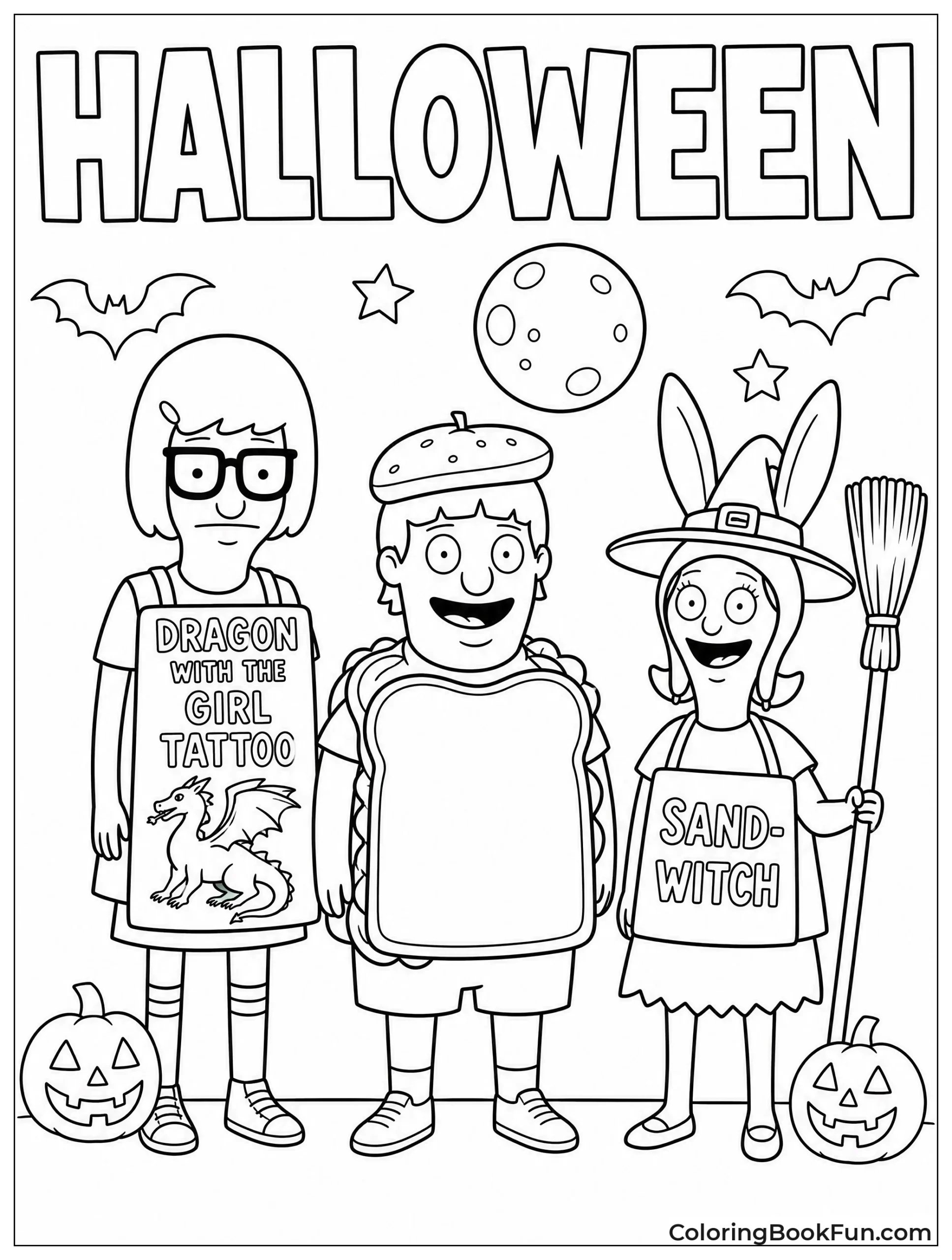 Kids in Halloween Costumes