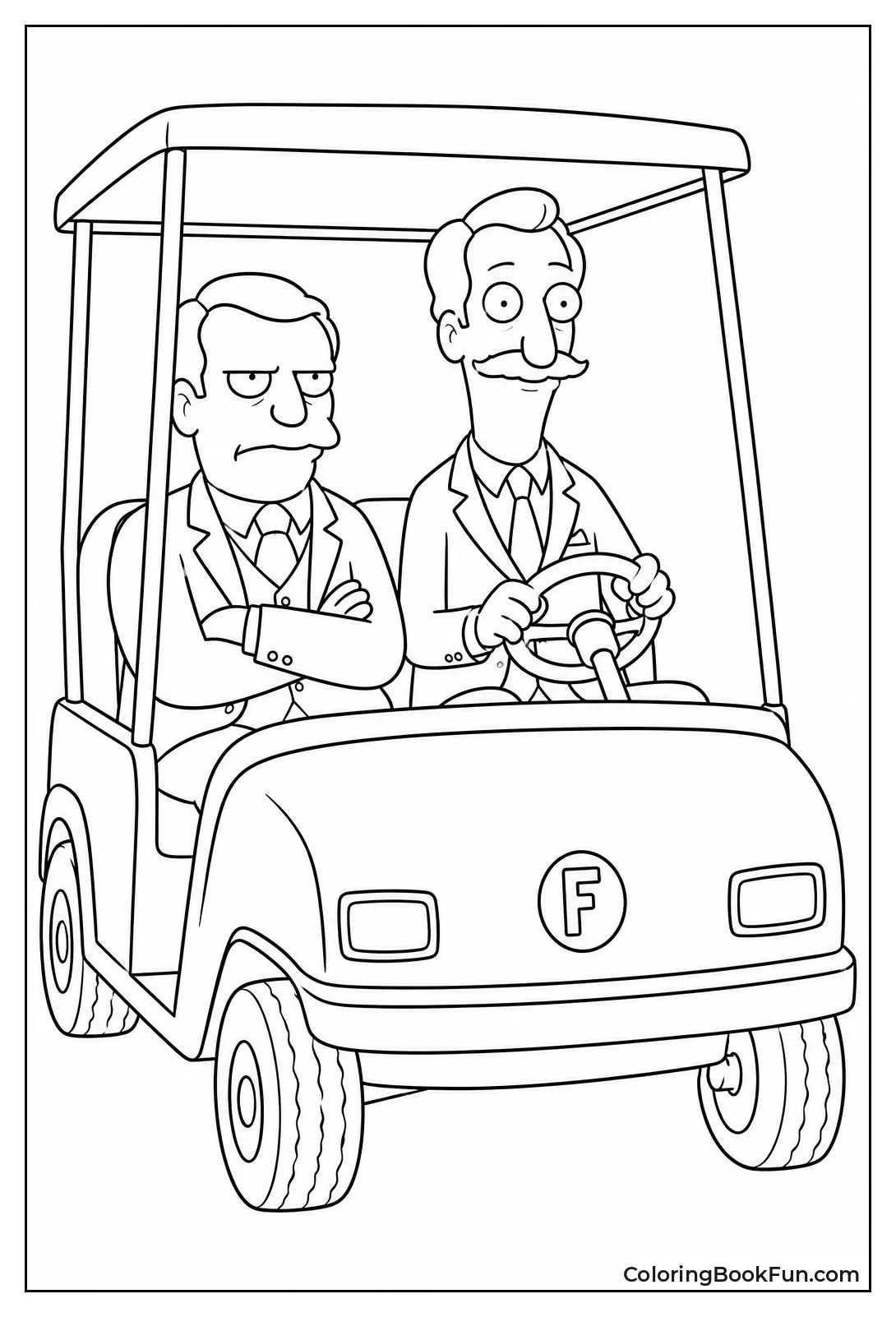 Fischoeder Driving Golf Cart