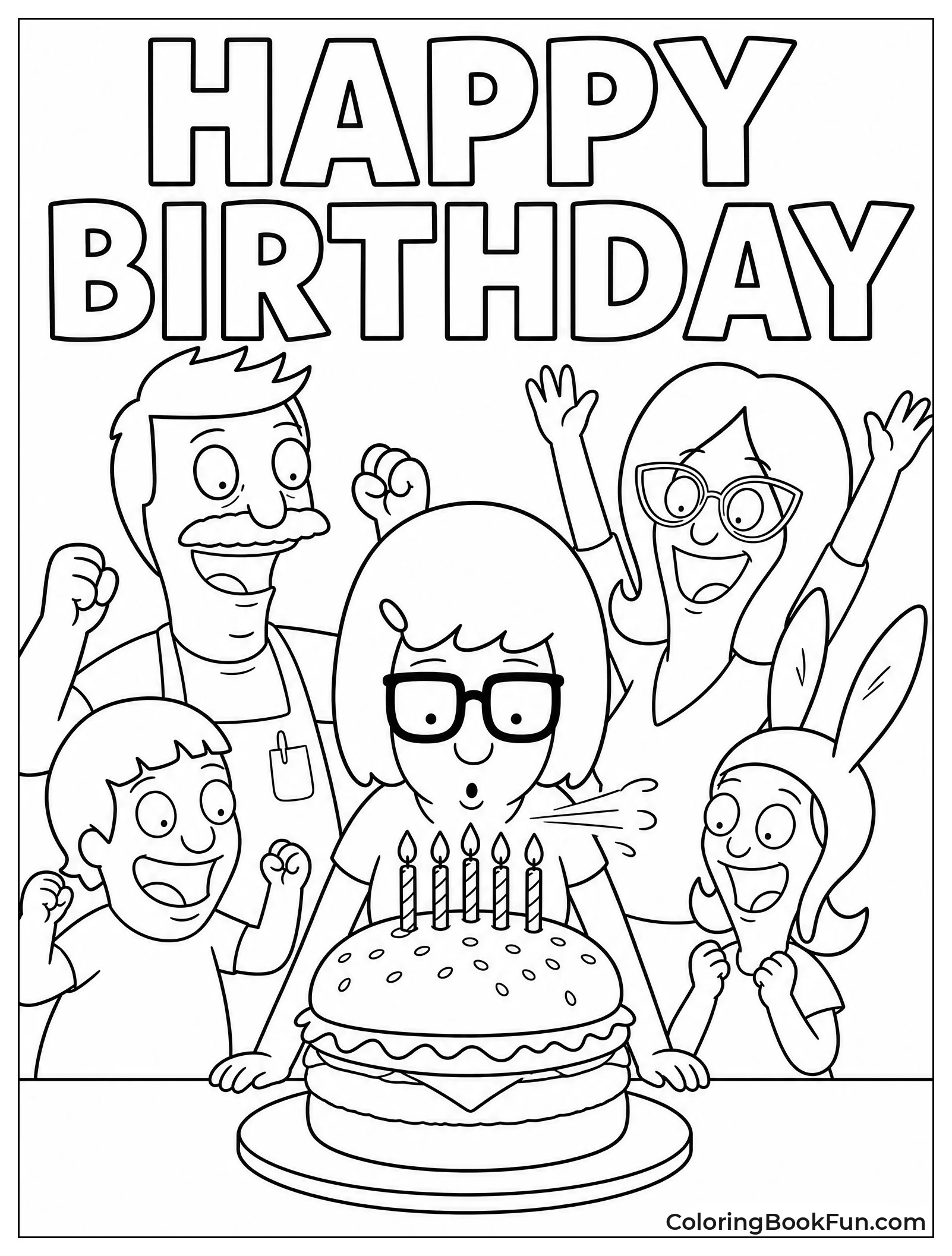 Tina Blowing Candles on Cake