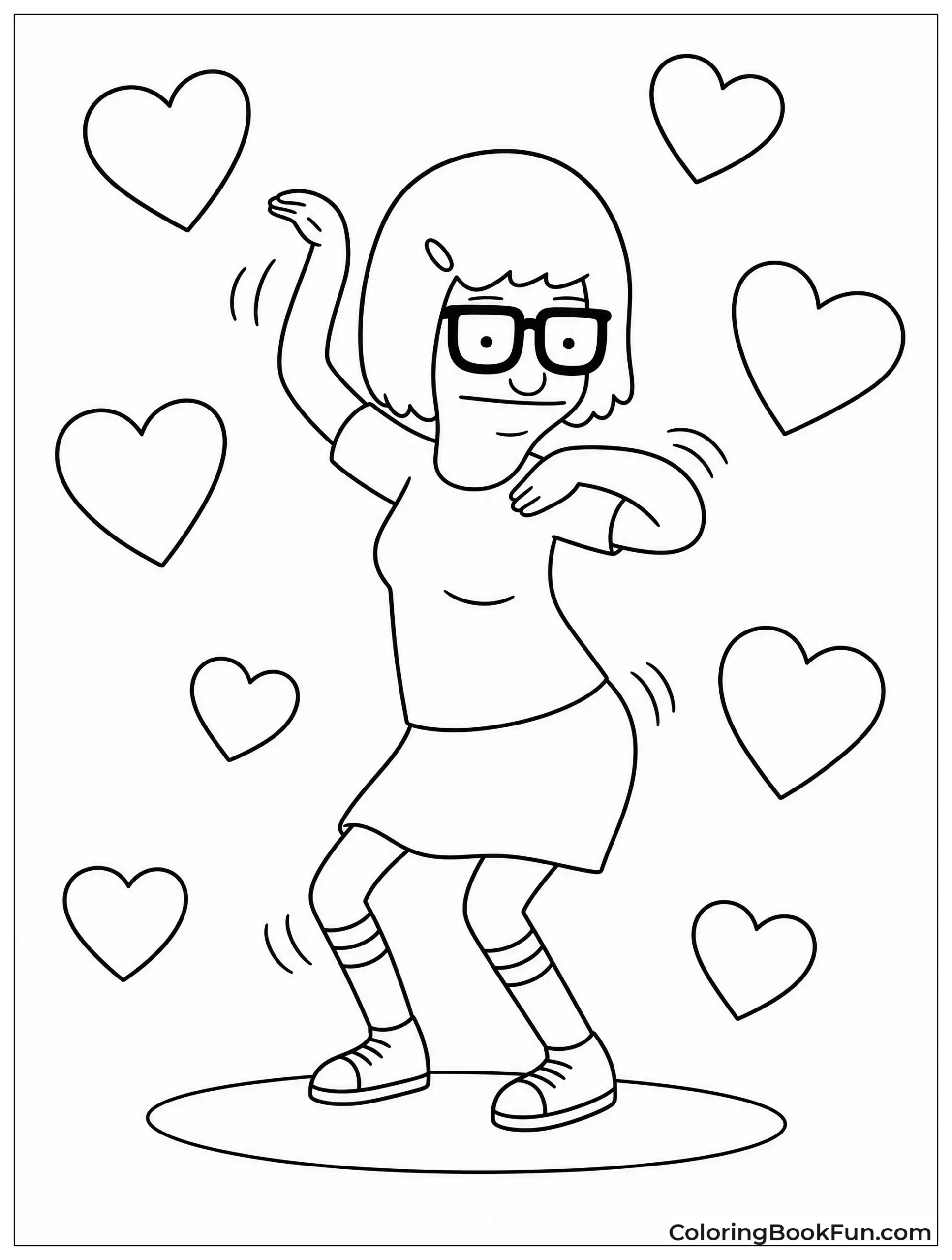 Tina Doing Her Fun Dance
