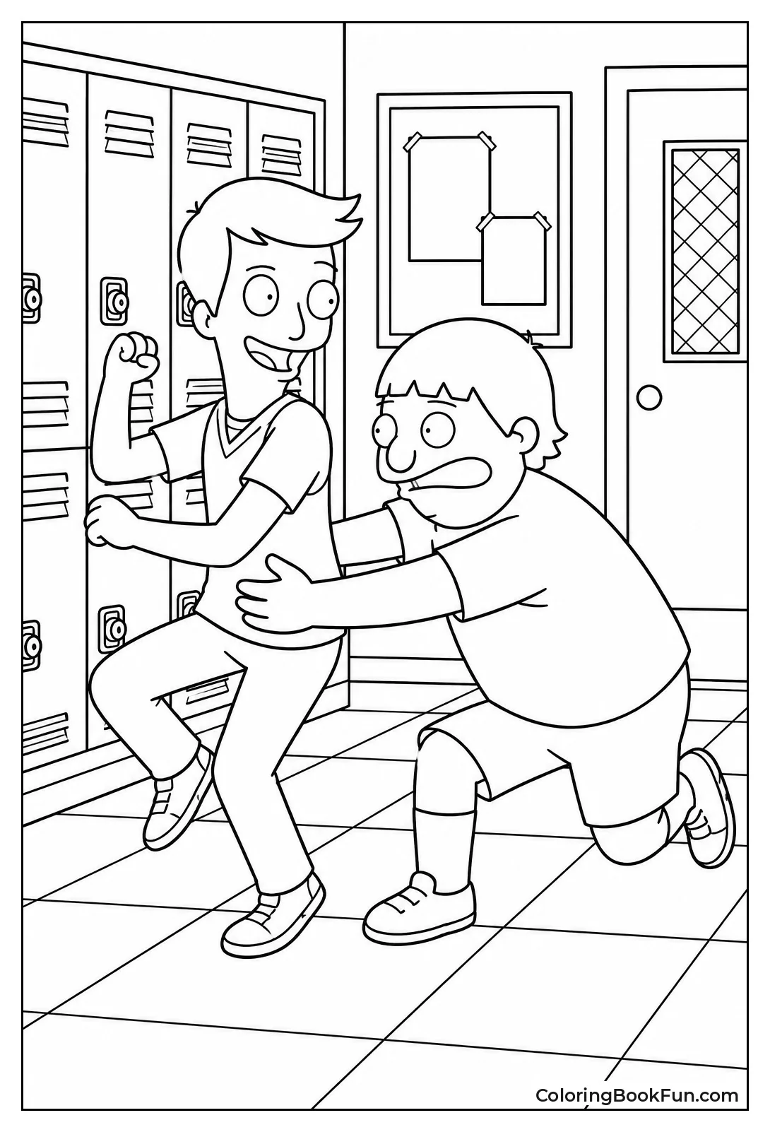 Jimmy Jr Dancing in School Hall