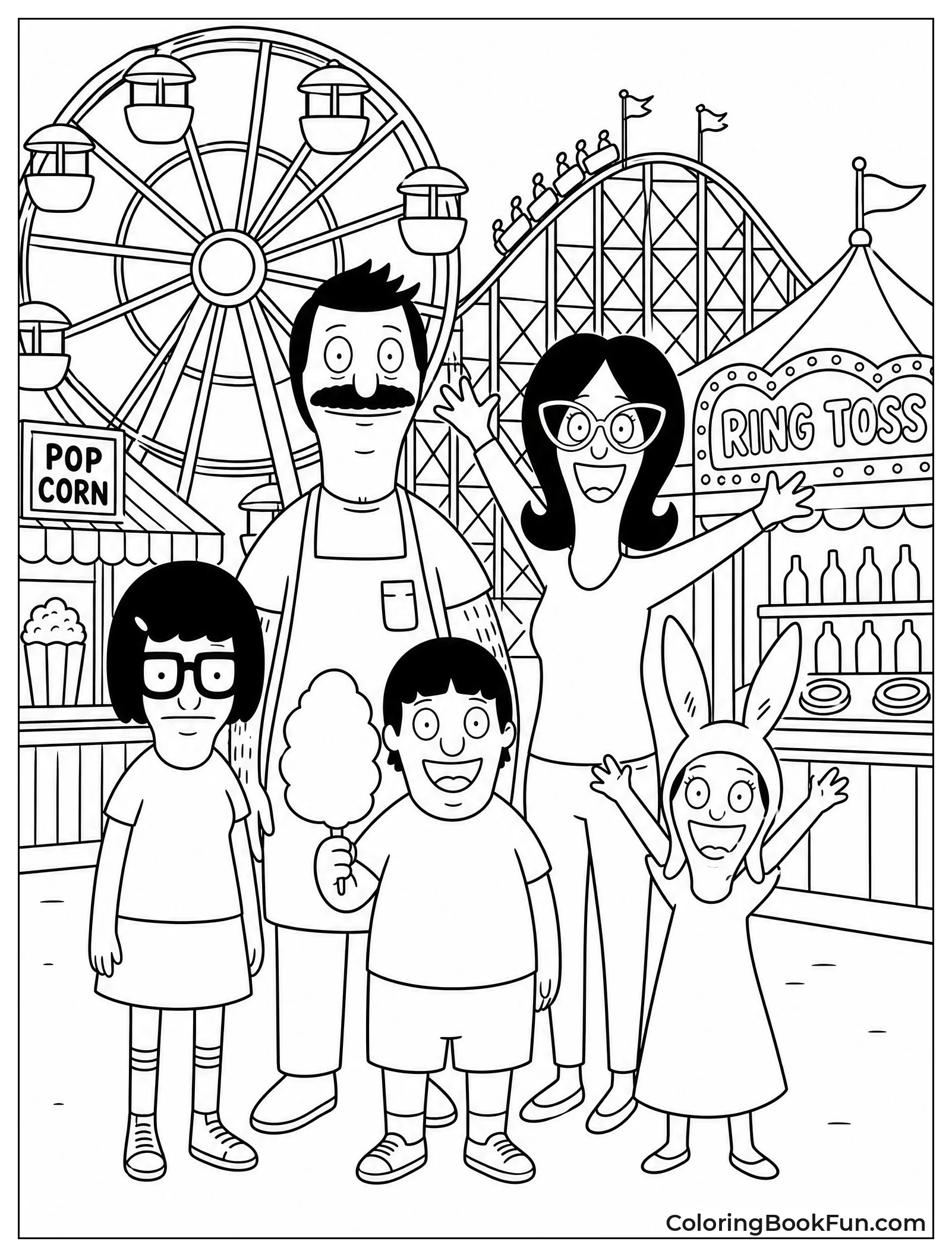 Family at Wonder Wharf Park